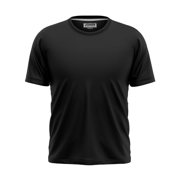 BLACK BASIC TEE