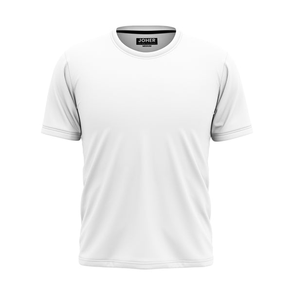 WHITE BASIC TEE